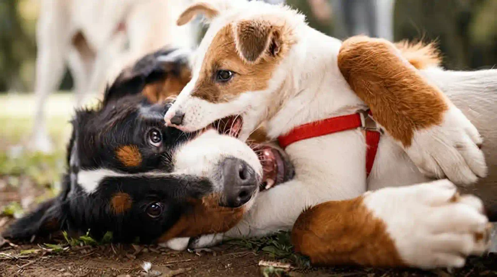Welpen an älteren Hund gewöhnen