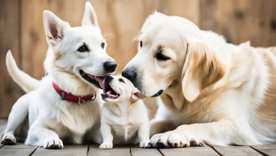 Welpen an älteren Hund gewöhnen
